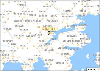 map of Pojŏl-li