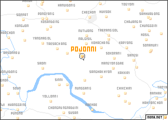 map of P\