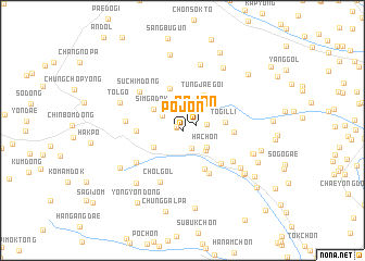 map of Pojŏn