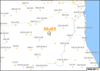 map of P\