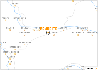 map of Pojorîta