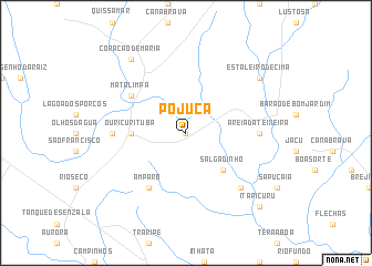 map of Pojuca