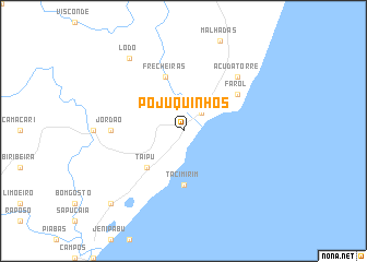 map of Pojuquinhos