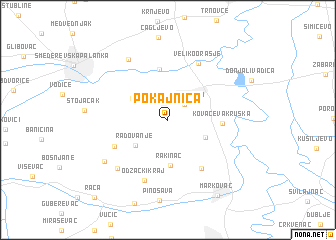 map of Pokajnica