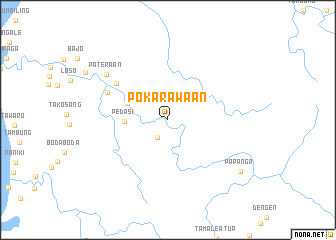 map of Pokarawaan