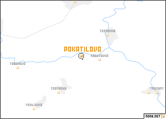 map of Pokatilovo