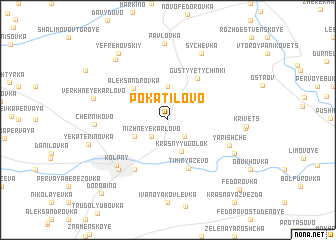 map of Pokatilovo
