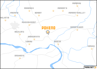 map of Pokeno