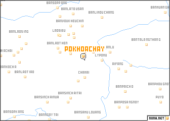 map of Po Khoa Chay