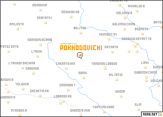 map of Pokhodovichi