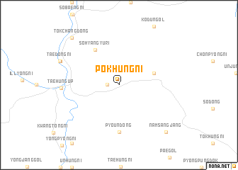 map of Pokhŭng-ni