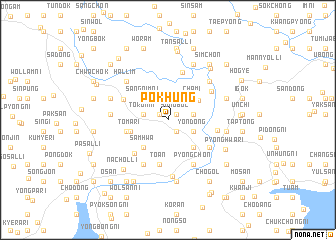 map of Pokhŭng