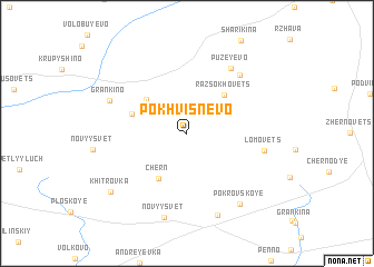 map of Pokhvisnevo