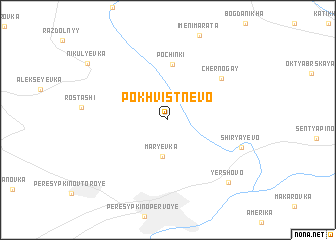 map of Pokhvistnevo