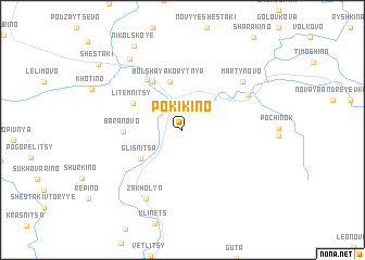 map of Pokikino