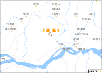 map of Pokinga