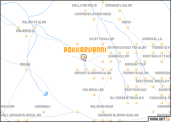 map of Pokkarvanni