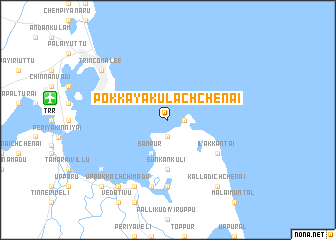 map of Pokkayakulachchenai