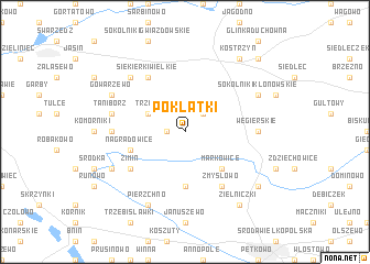 map of Poklatki