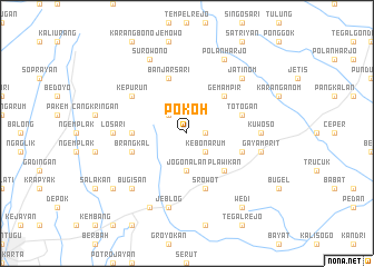 map of Pokoh