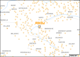 map of Pokoj