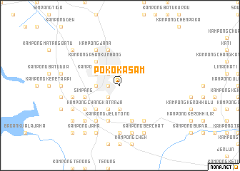 map of Pokok Asam