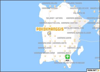 map of Pokok Manggis