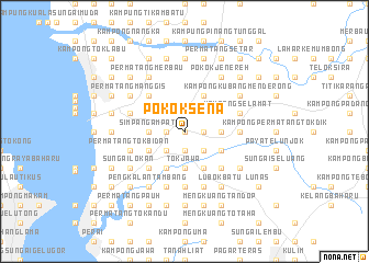 map of Pokok Sena