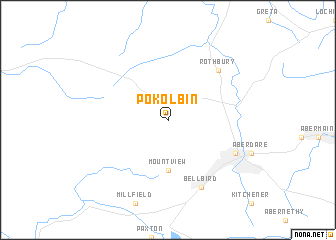 map of Pokolbin