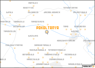 map of Pokoltanya