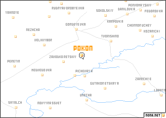 map of Pokon\