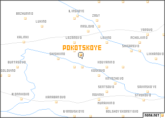 map of Pokotskoye