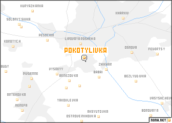 map of Pokotylivka