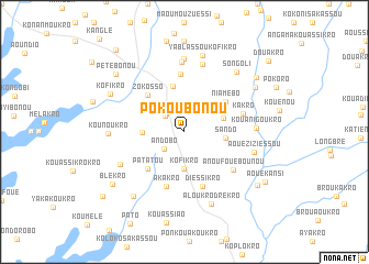 map of Pokoubonou