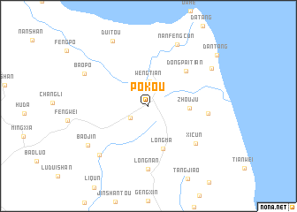 map of Pokou
