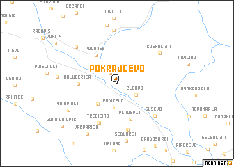 map of Pokrajčevo