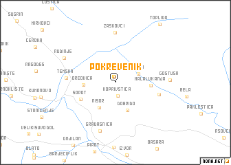 map of Pokrevenik