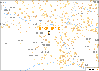 map of Pokrivenik