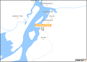 map of Pokrovka