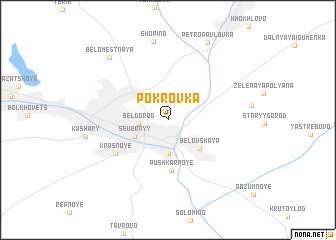 map of Pokrovka