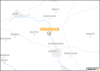 map of Pokrovka