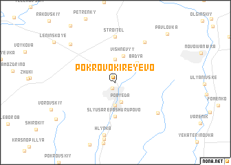 map of Pokrovo-Kireyevo