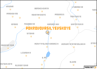 map of Pokrovo-Vasil\