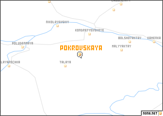 map of Pokrovskaya