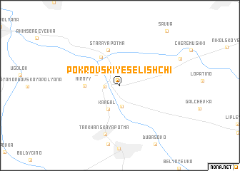 map of Pokrovskiye Selishchi