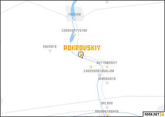 map of Pokrovskiy