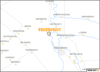 map of (( Pokrovskiy ))