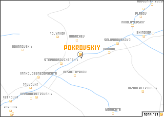 map of Pokrovskiy