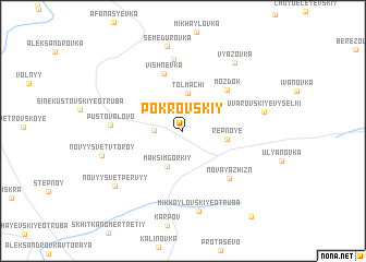 map of Pokrovskiy