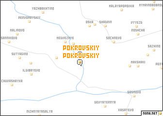 map of Pokrovskiy